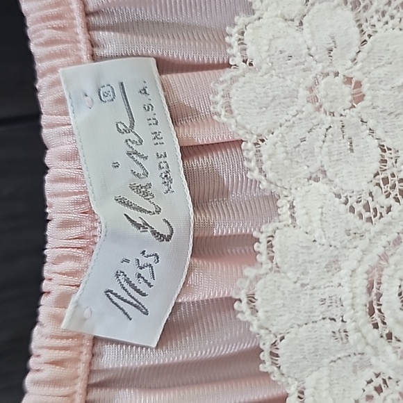 Miss Elaine Babydoll Cap Sleeves Full Length Nightgown Size S RARE HTF - Picture 5 of 10